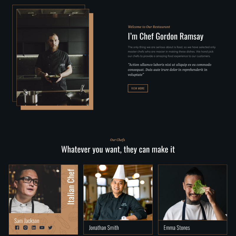 Our Chef