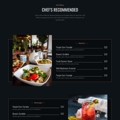 Food Menu