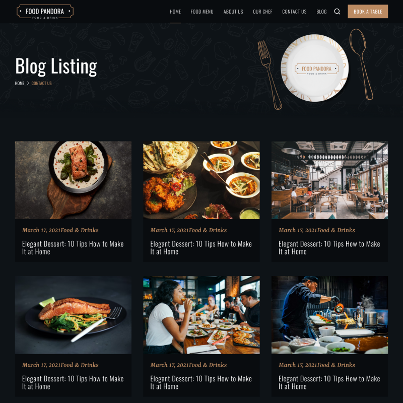 Blog Listing